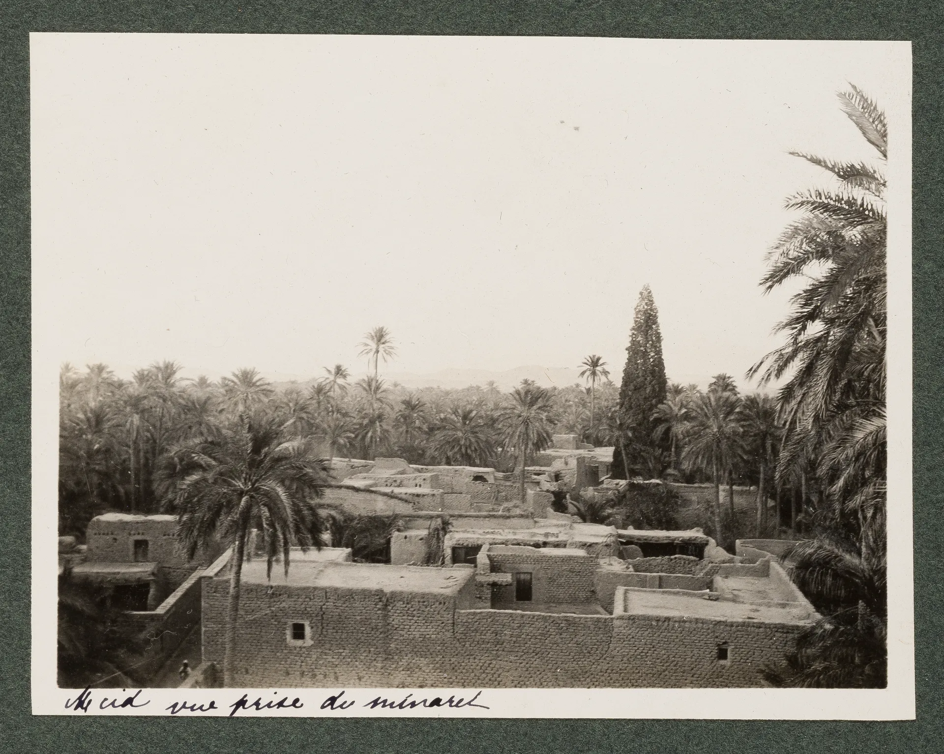 Ansicht von M'Cid, Biskra, von einem Minarett ausgesehen