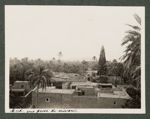 Ansicht von M'Cid, Biskra, von einem Minarett ausgesehen