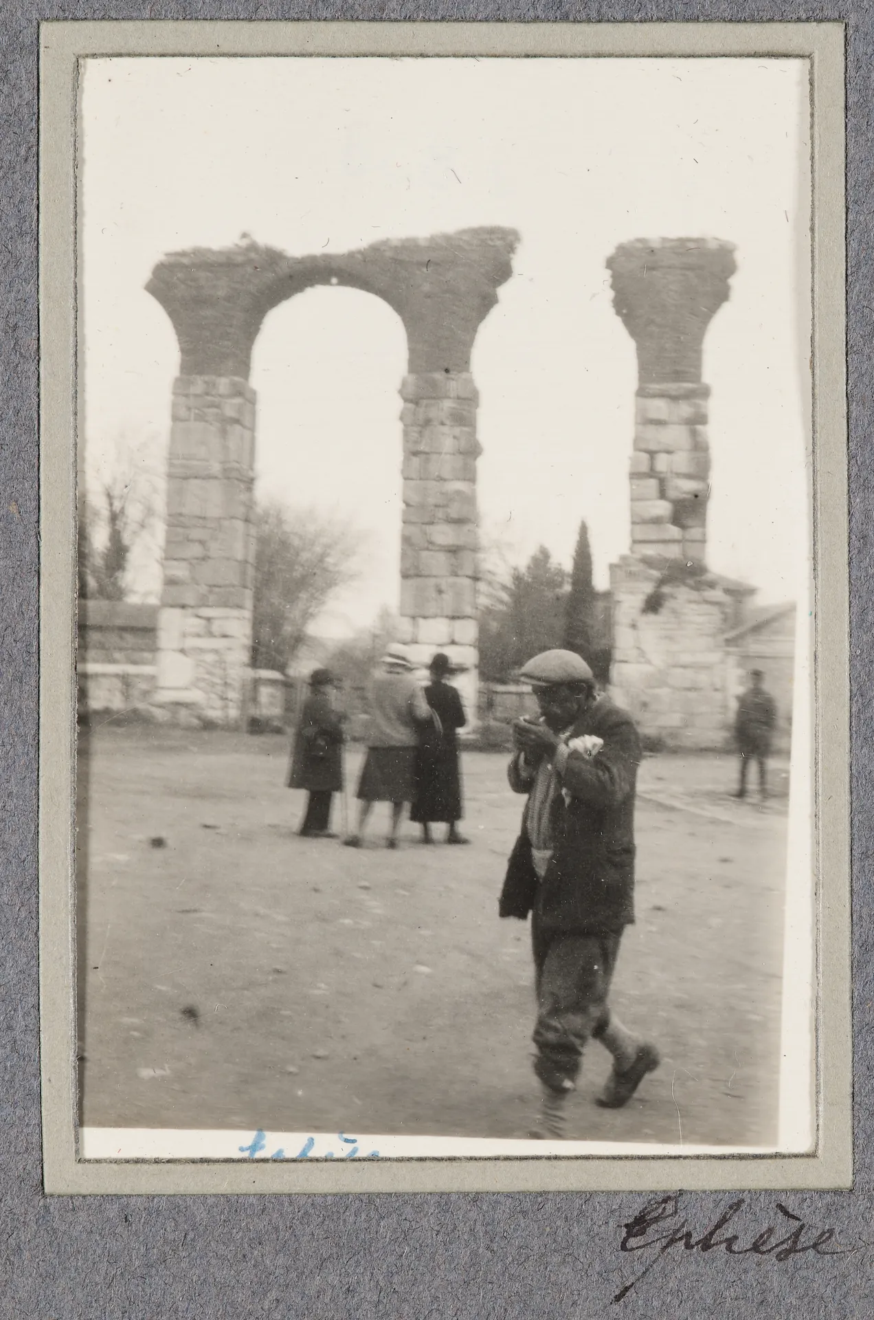 Aquädukt-Ruinen in Ephesus