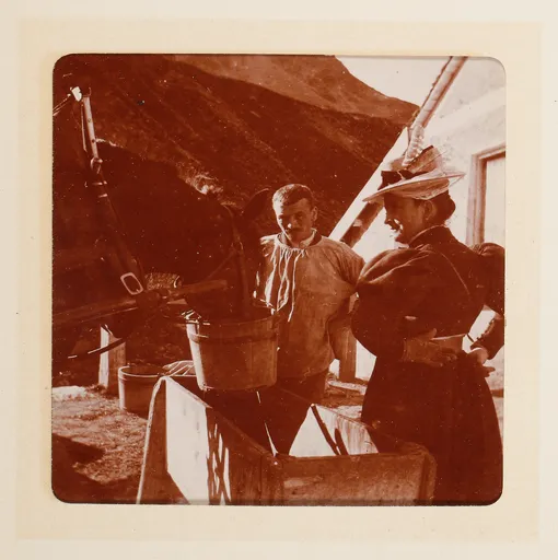 Elisabeth H. Winterhalter mit einem Pferd