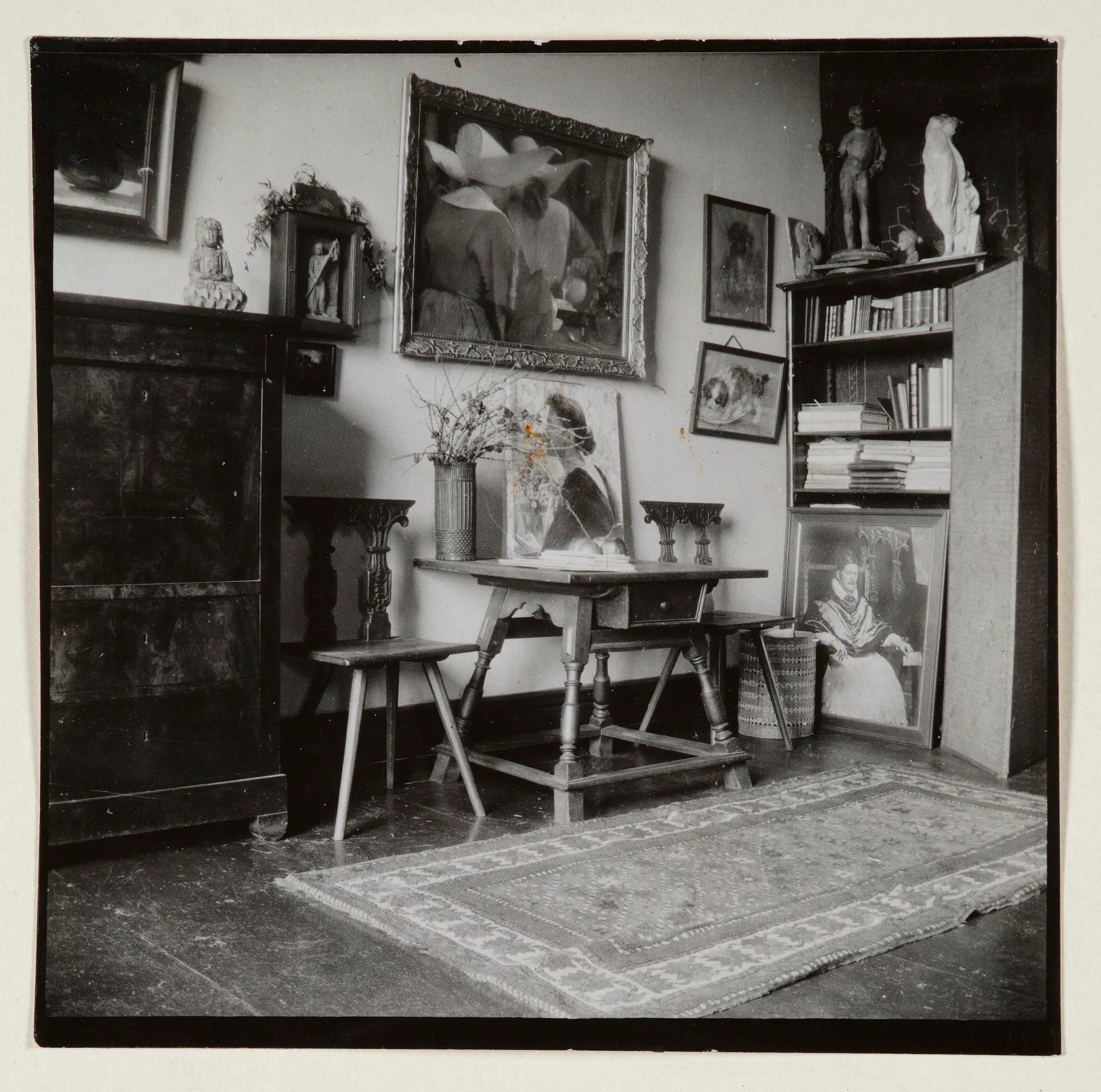 Zimmer in der Wohnung von Ottilie W. Roederstein und Elisabeth H. Winterhalter, Frankfurt am Main (?)