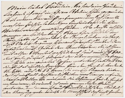 Postkarte von Wilhelm Peter Metzler an Ottilie W. Roederstein, 17. Juni 1903