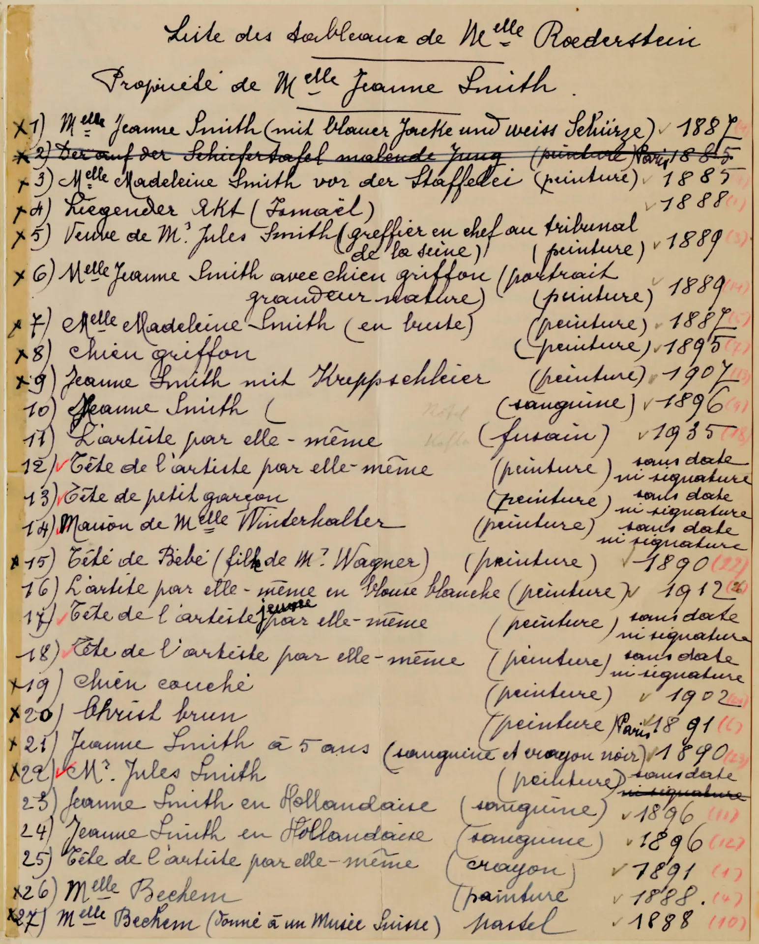 Brief von Jeanne Smith an Hermann Jughenn, September 1941