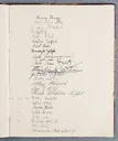 Besucherbuch des Ateliers von Ottilie W. Roederstein in Hofheim am Taunus