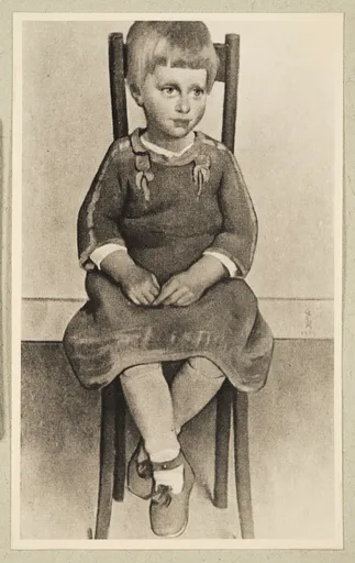 Ottilie W. Roederstein, Bärbelchen Bekker, Gemälde, 1924