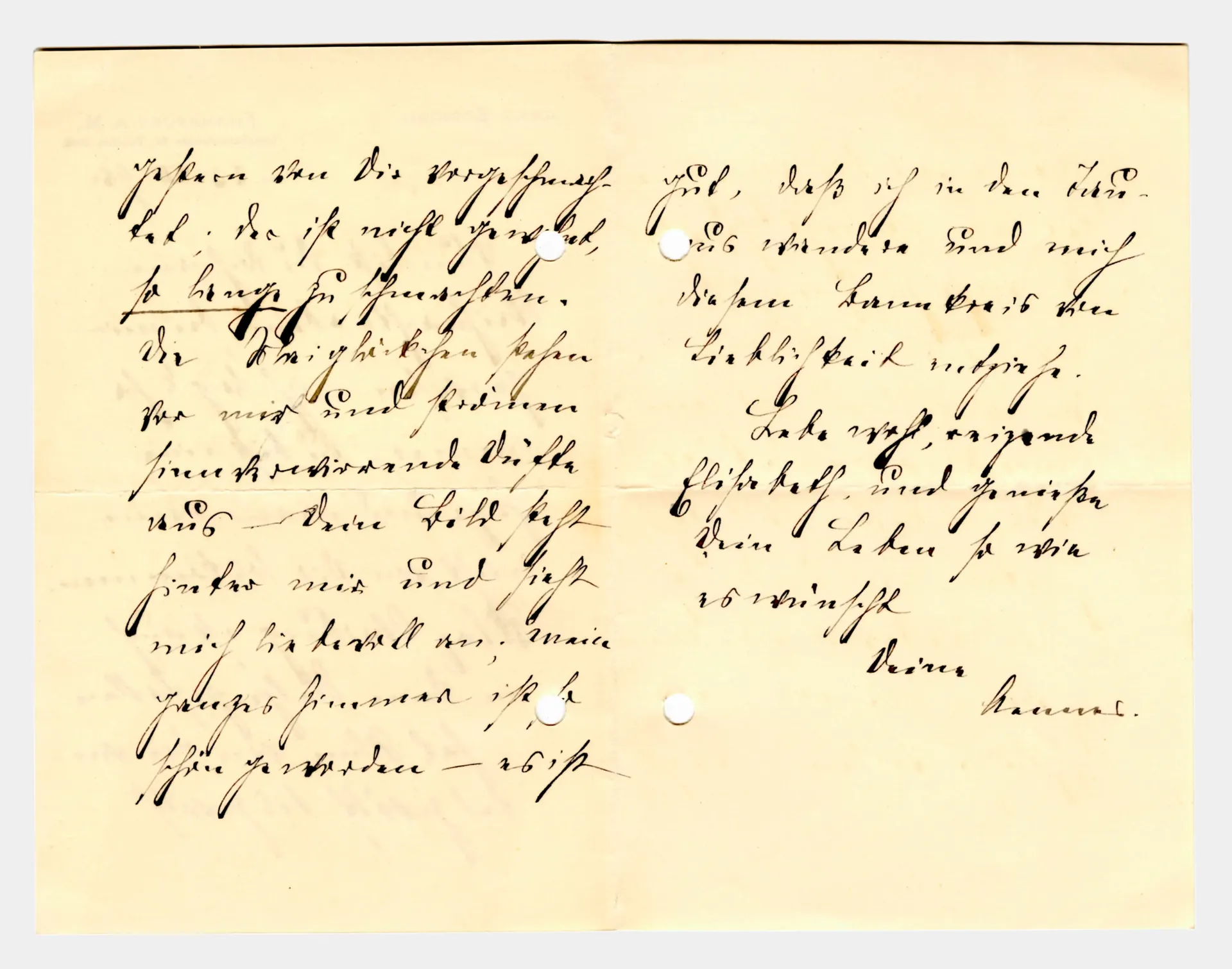 Brief von Anna Edinger an Elisabeth H. Winterhalter, 25. Dezember 1898