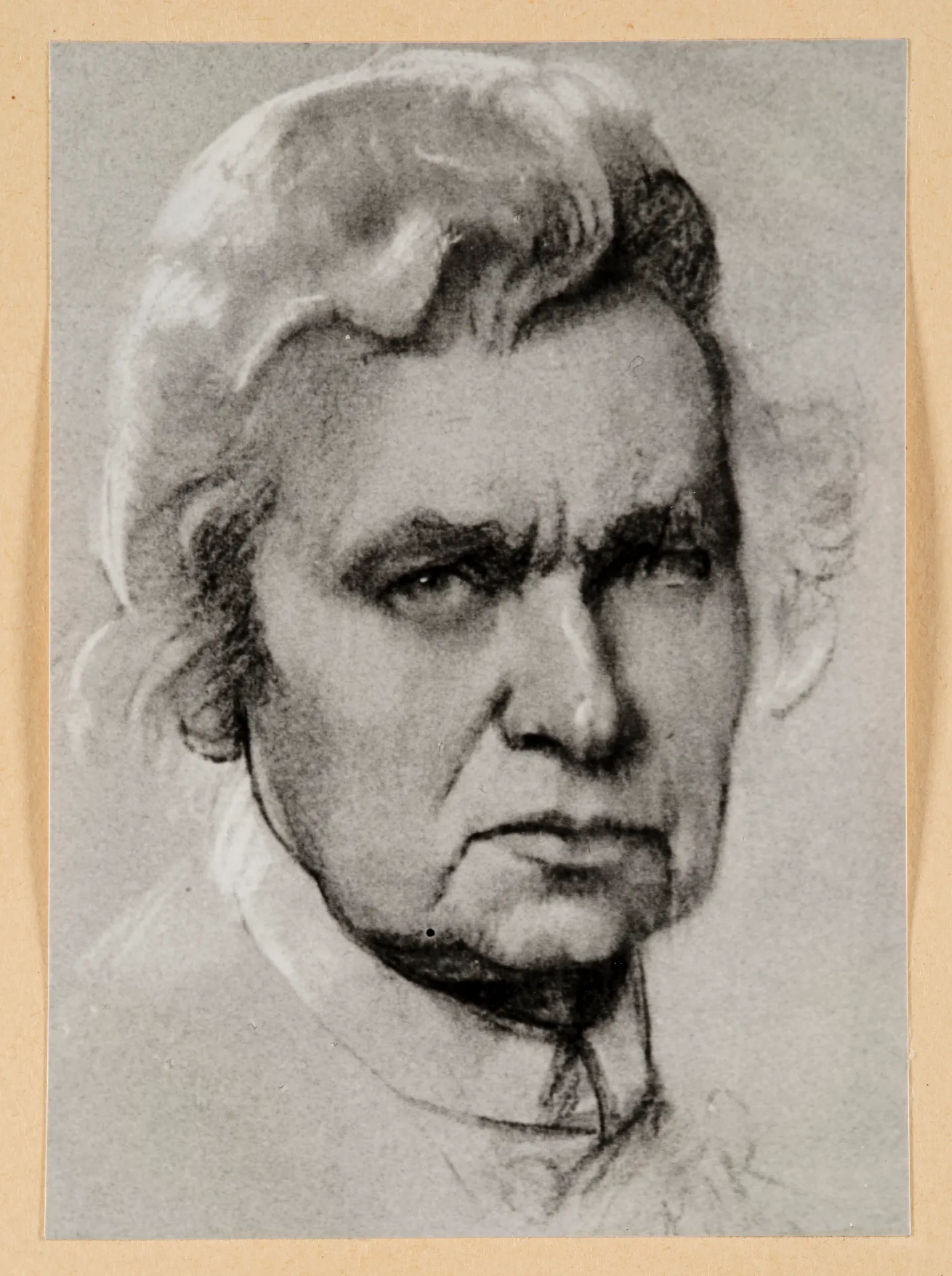 Ottilie W. Roederstein, Selbstbildnis, Zeichnung, 1929