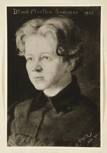 Ottilie W. Roederstein, Dr. Martha Sommer, Gemälde, 1903