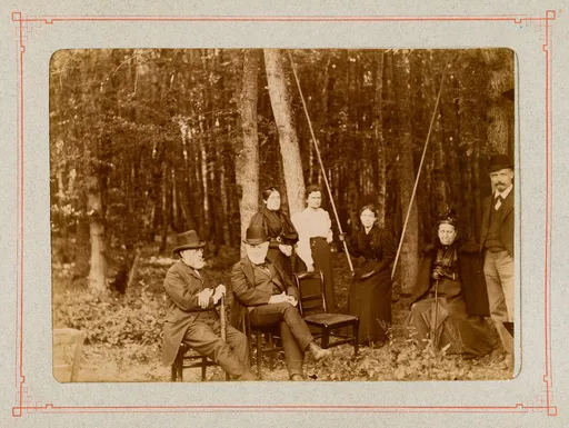 Ottilie W. Roederstein mit den Familien Smith und Henner, Nogent-sur-Marne