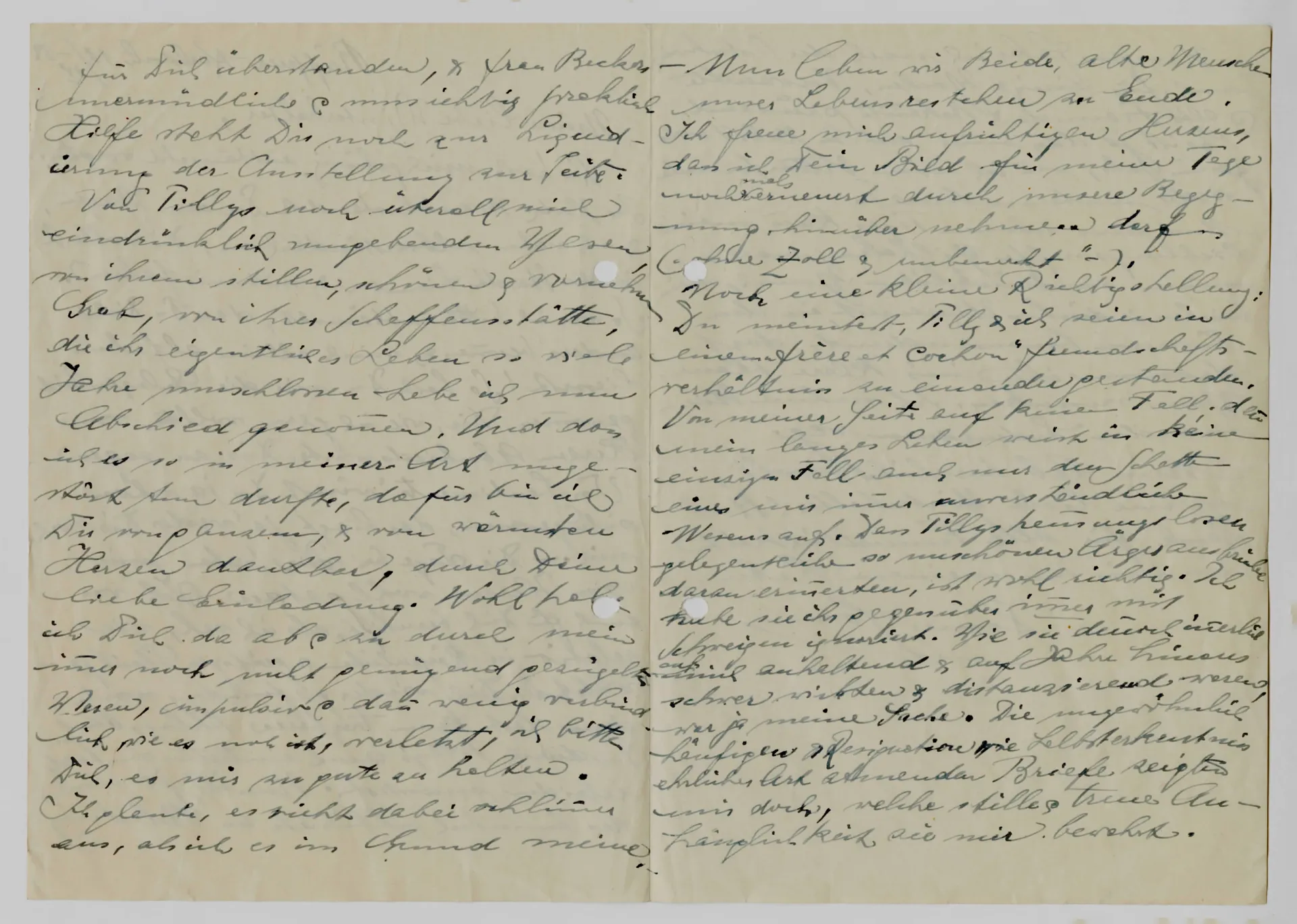 Brief von Martha Sommer an Elisabeth H. Winterhalter, 10. April 1938