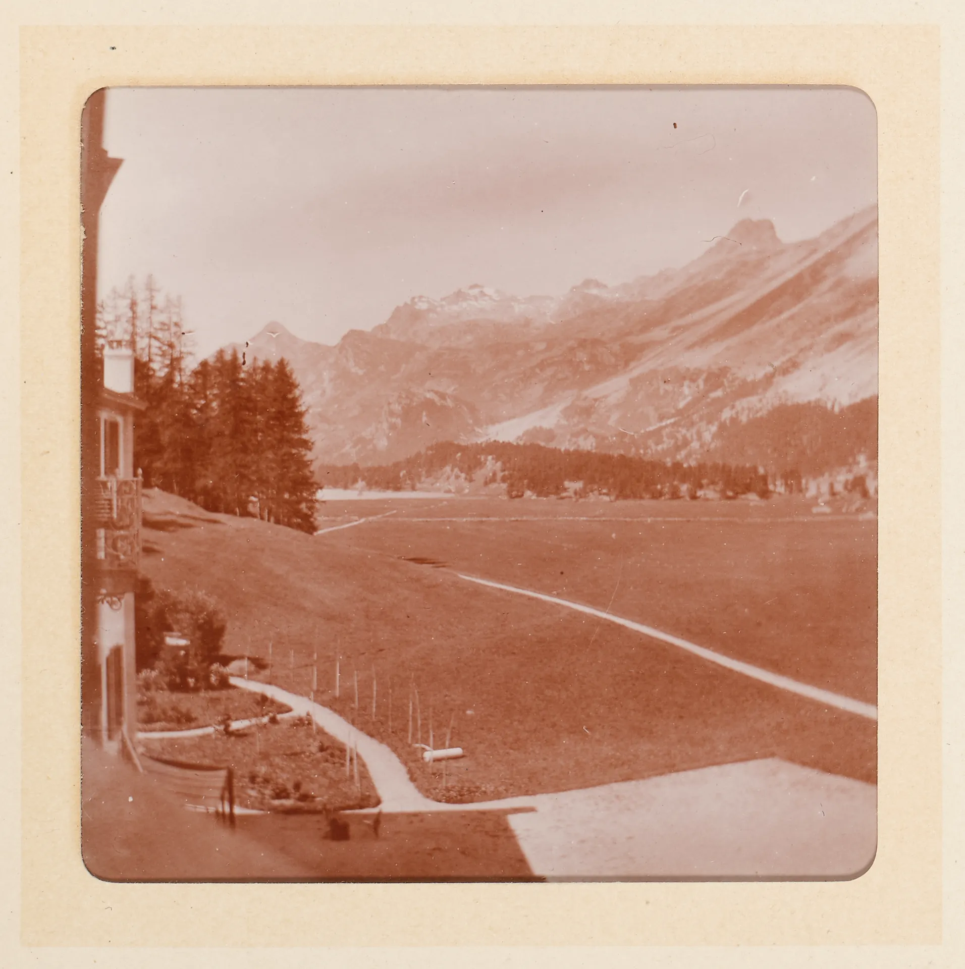 Berglandschaft bei Sils im Engadin