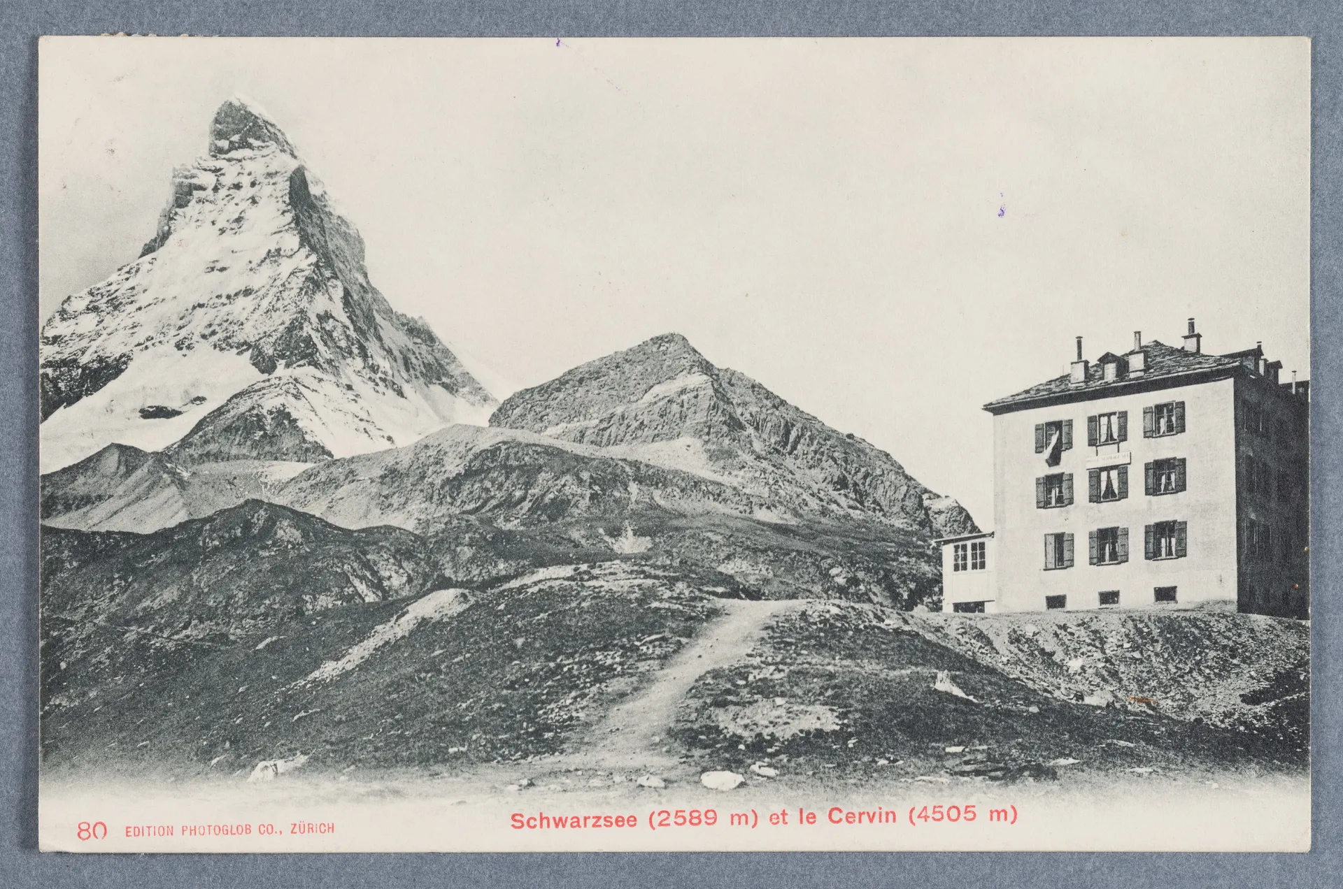 Postkarte von Anny Stebler-Hopf an Ottilie W. Roederstein, 26. Juli 1909