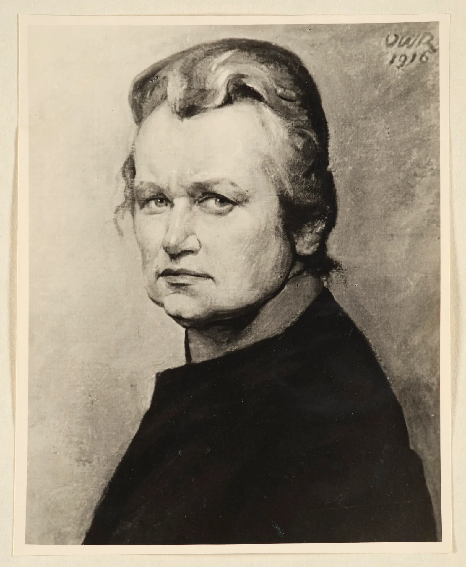 Ottilie W. Roederstein, Selbstbildnis, Gemälde, 1916