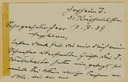 Brief von Emma Kopp an Hermann Jughenn, 17. Juli 1939