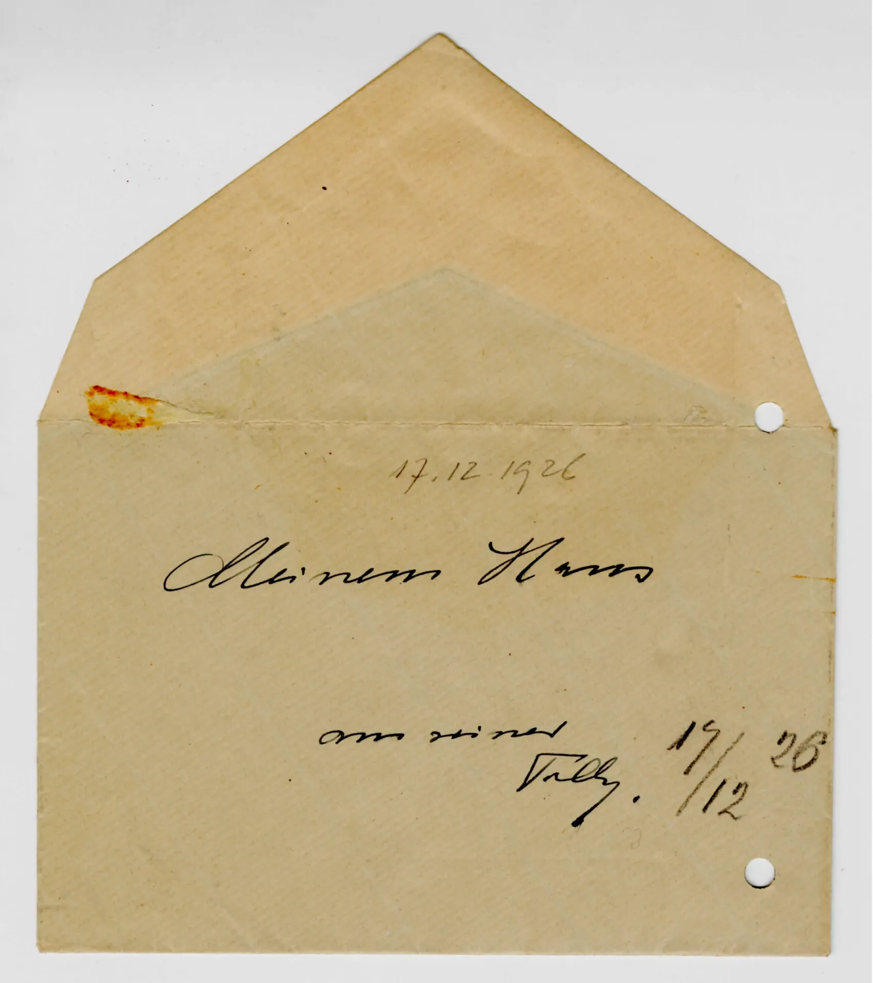 Brief von Ottilie W. Roederstein an Elisabeth H. Winterhalter, 17. Dezember 1926