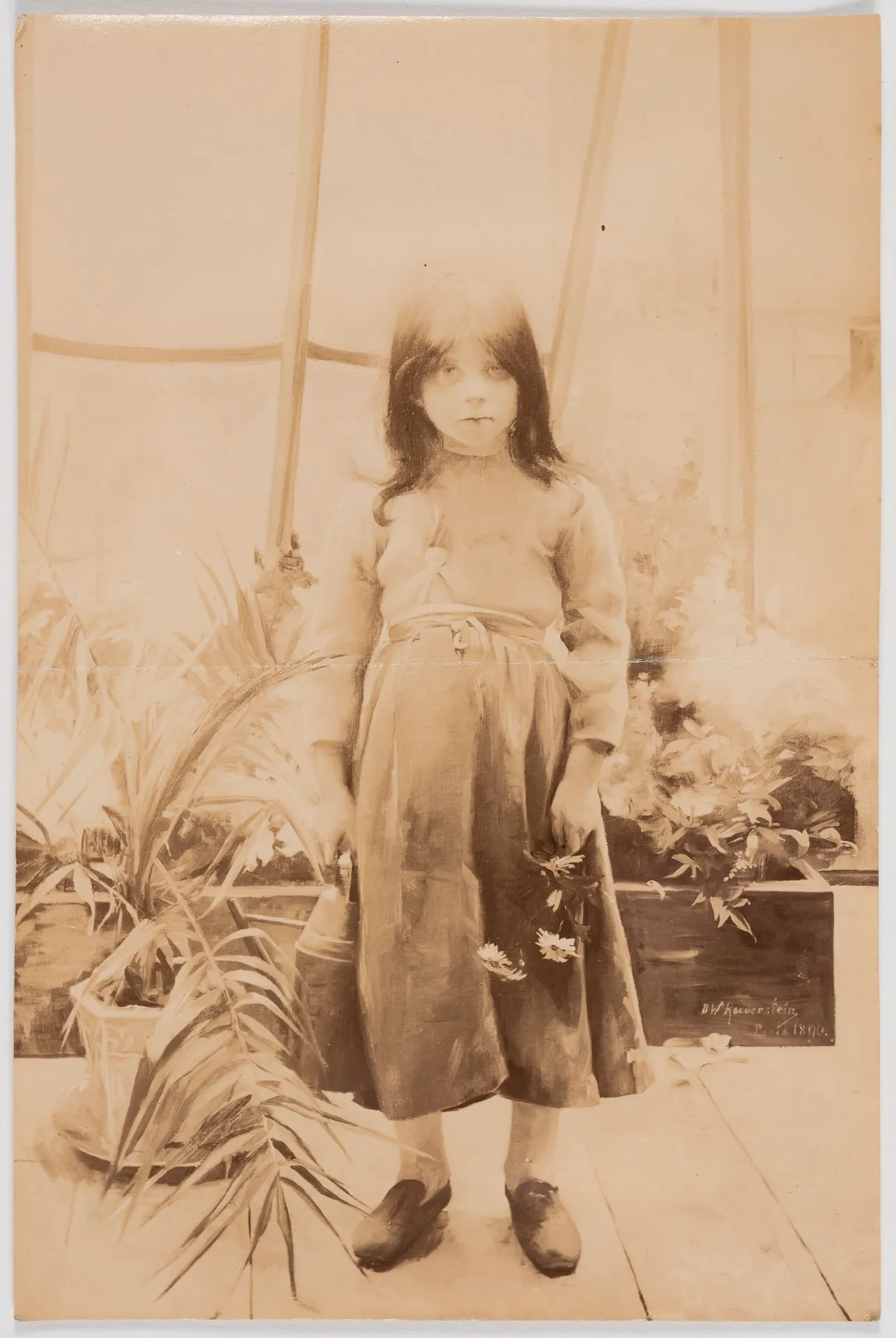 Ottilie W. Roederstein, Der kleine Wildfang, Gemälde, 1890