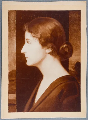 Ottilie W. Roederstein, Anna Edinger, Gemälde, 1900