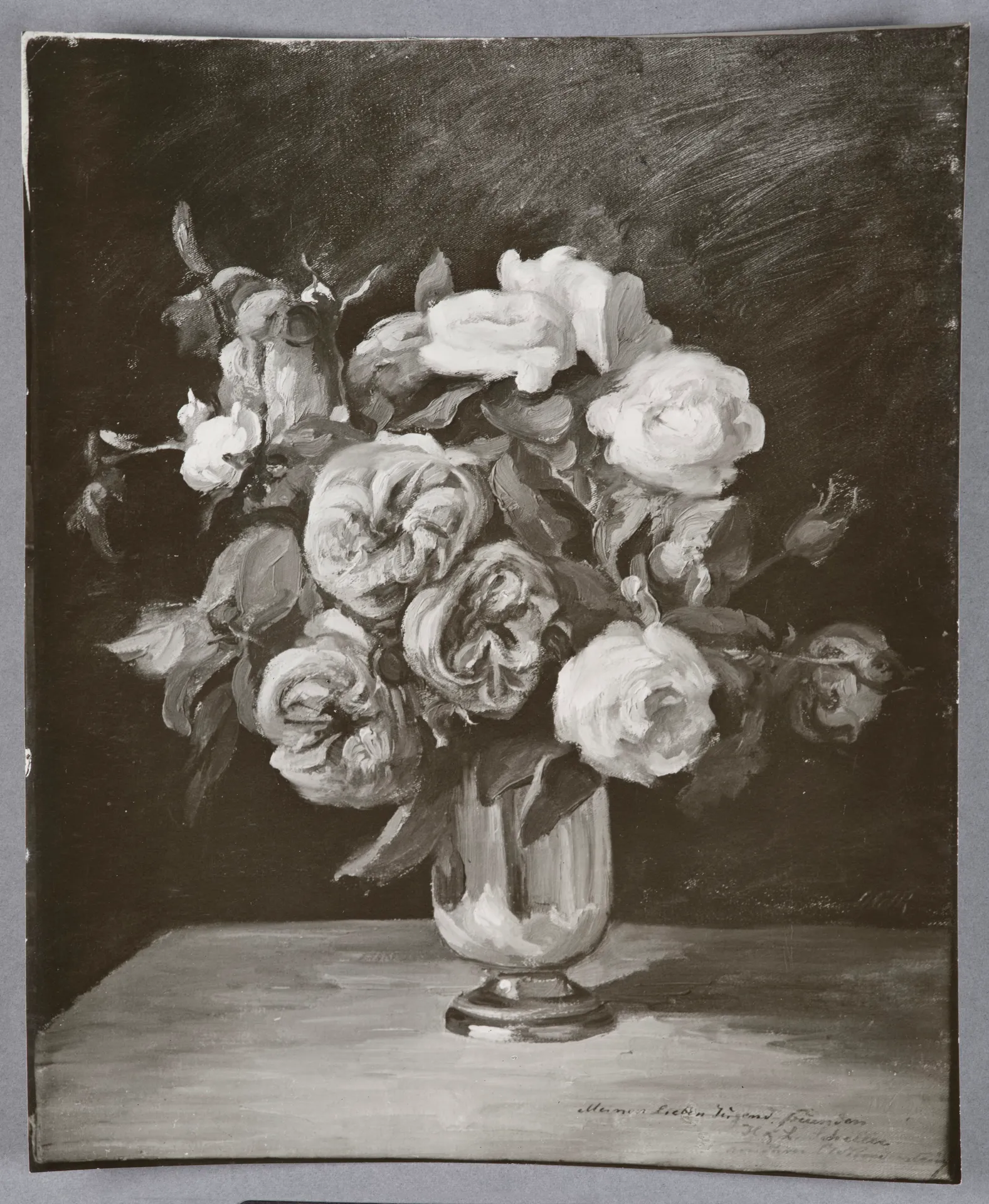 Ottilie W. Roederstein, Rosen, Gemälde, 1907