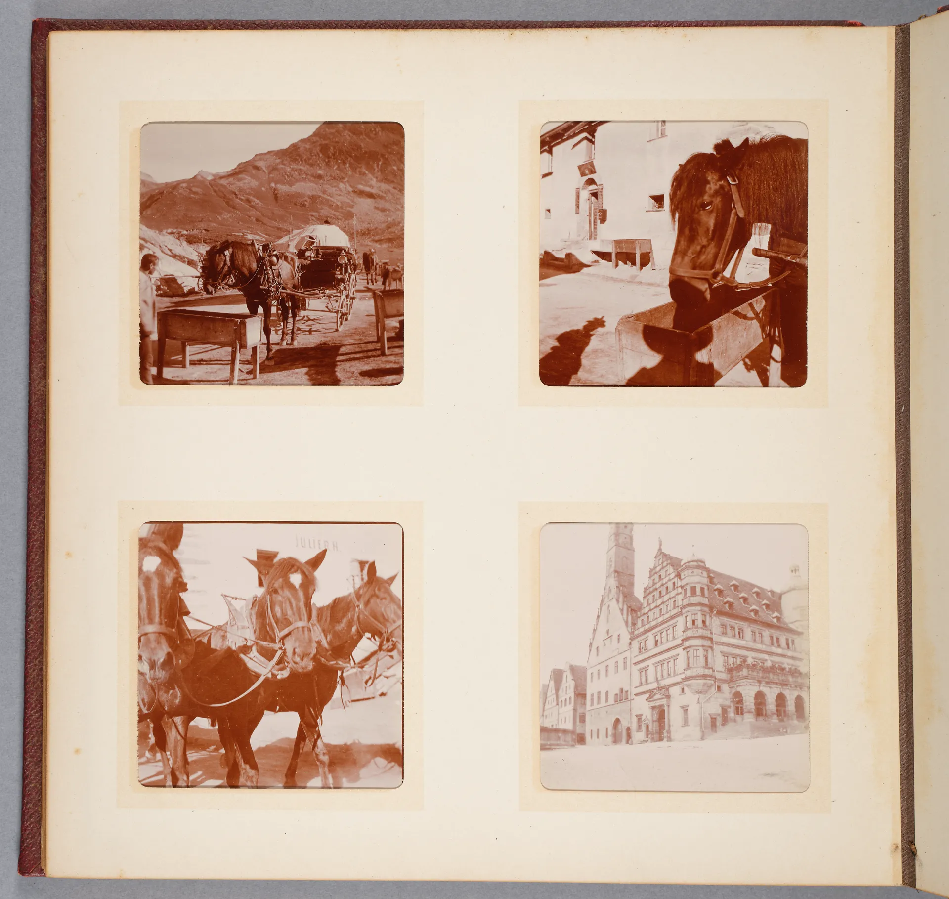 Fotoalbum: Sils Maria, Ansbach, Rothenburg, 1898, Seite 13