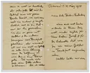 Brief von Cuno Amiet an Ottilie W. Roederstein, 12. März 1908