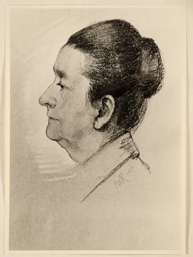 Ottilie W. Roederstein, Dr. Elisabeth H. Winterhalter, Zeichnung, 1925